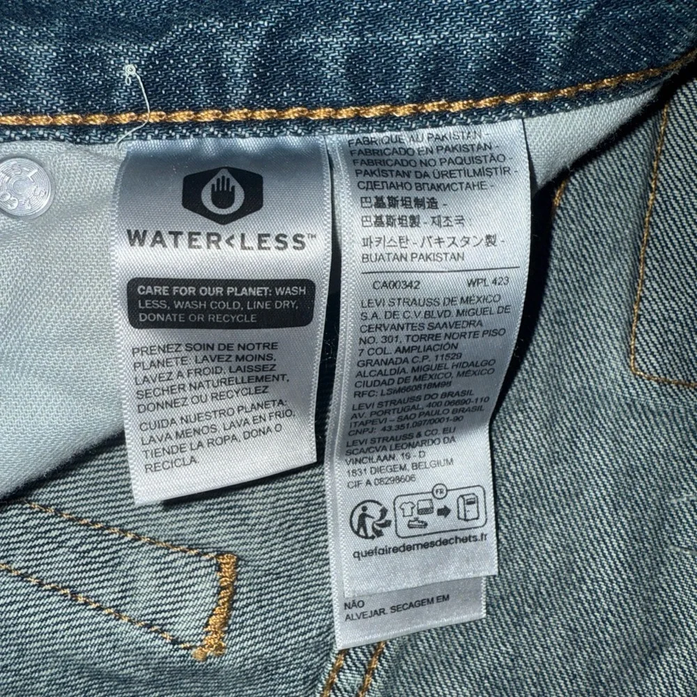 Levis 559 Jeans Relaxed Straight 100% Cotton Size 33x32 NEW Adult Denim - Picture 7 of 12